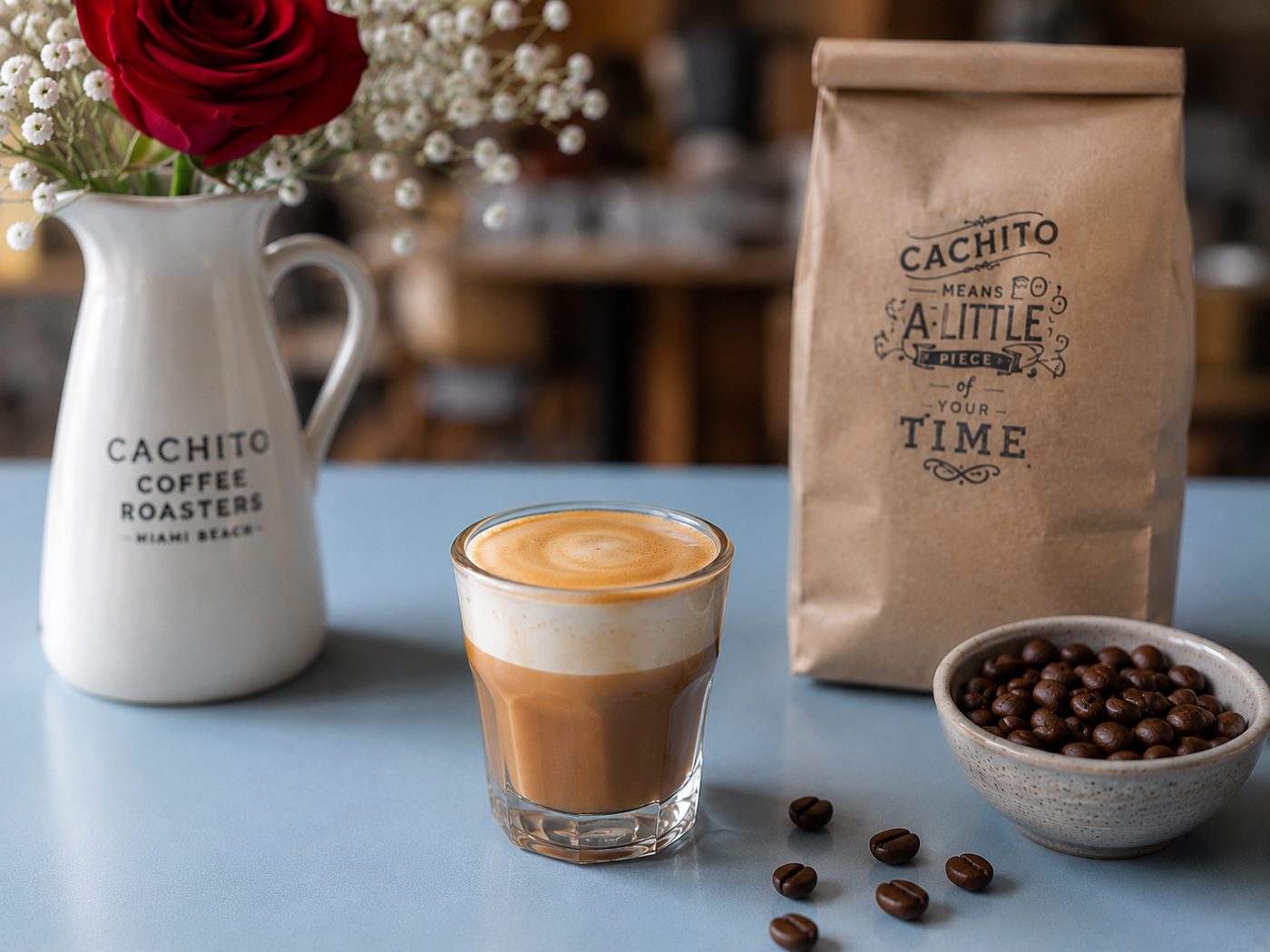Americano at Cachito Coffee Roasters Miami Beach