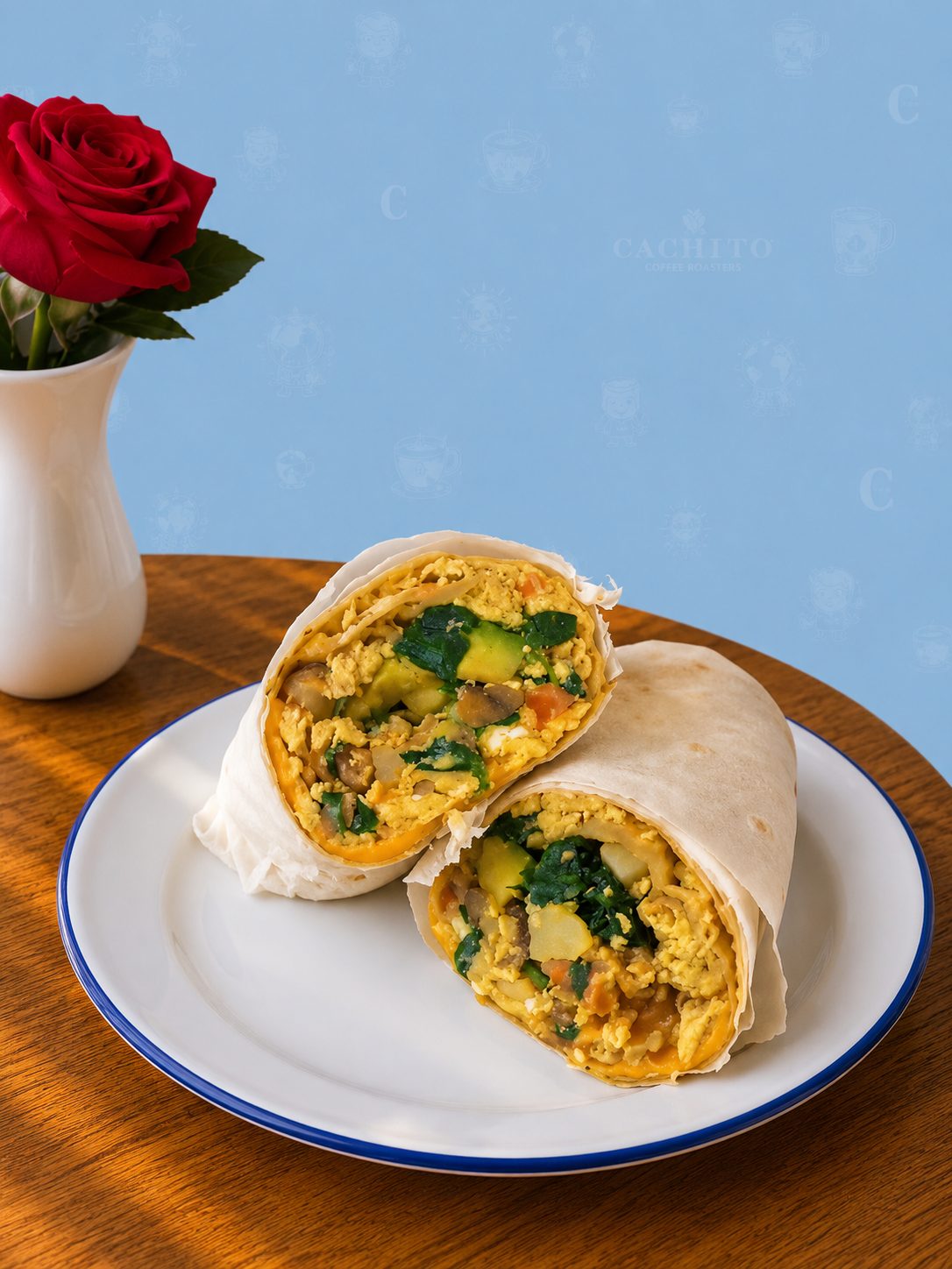 Avocado Burrito at Cachito Coffee and Bakery in Miami Beach