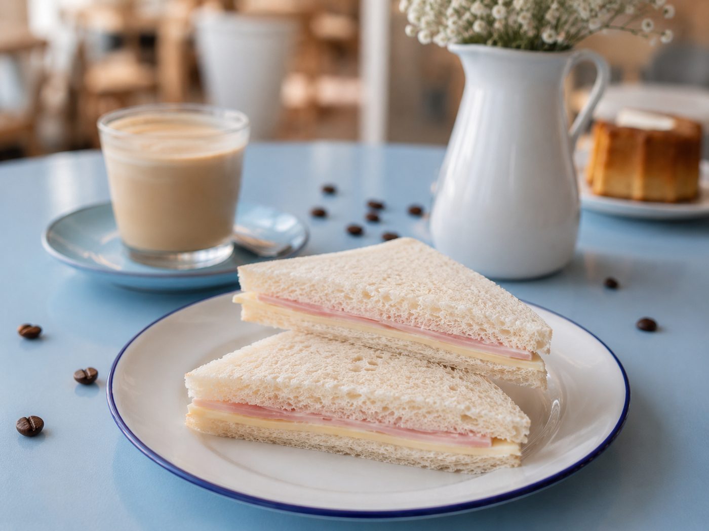 Ham and Cheese Miga Sandwich at Cachito Coffee and Bakery in Miami Beach